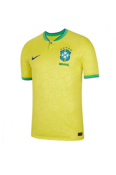 Brasilia Jalkapallovaatteet Kotipaita MM-kisat 2022 Lyhythihainen